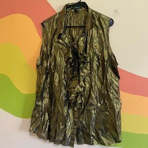 Ralph Lauren Silky Gold Shell